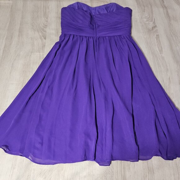 Alfred Angelo Plus Size 16 Style 7242 Viola Purple Prom Formal Dress - Picture 4 of 8